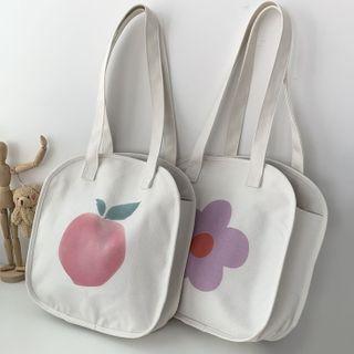 Printed Zip Shoulder Bag / Crossbody Bag