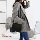 Herringbone Wool Blend Loose-fit Blazer