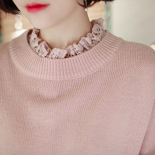 Puff-sleeve Loose-fit Sweater