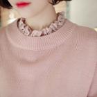 Puff-sleeve Loose-fit Sweater