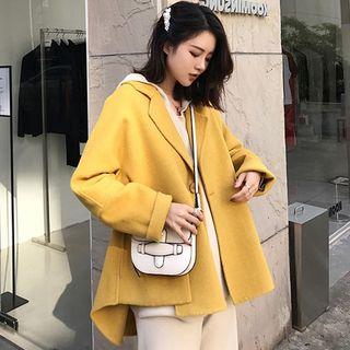 Single Button Loose Coat