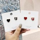 Non-matching Heart Ear Stud