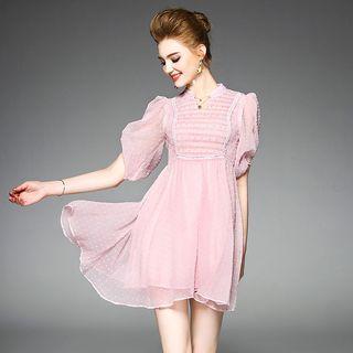 Beaded Chiffon Dress