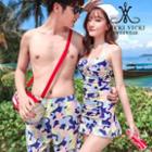 Splattered Print Swim Shorts