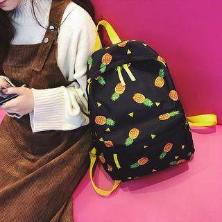 Pineapple Print Backpack