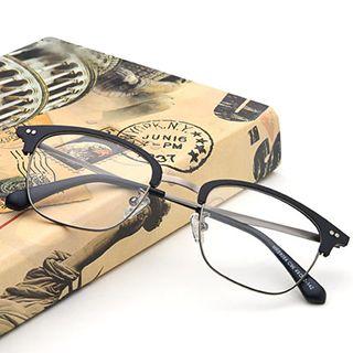 Retro Half Frame Glasses Frame