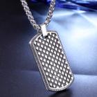 Geometric Pendant Without Chain - Pendant - Silver - One Size