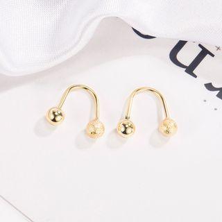 U Shape Alloy Earring 1 Pair - Earring - U Shape - Gold - One Size