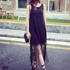 Fringed Tank Dress