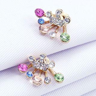 Rhinestone Swing Earrings