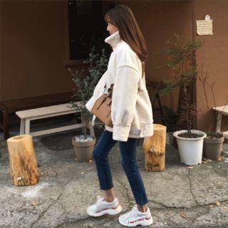 Oversized Faux-shearling Jacket