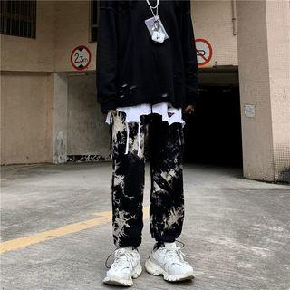 Splash-print Harem Pants As Shown In Figure - One Size