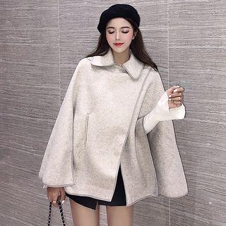 Slit Cape Gray - One Size