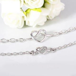 Heart Sterling Silver Bracelet