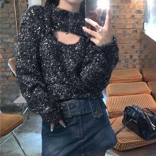 Set: Knit Tank Top + Shrug