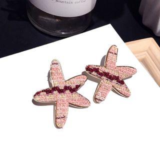 Starfish Stud Earring 1 Pair - Gold - One Size