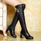 Chunky-heel Over-the-knee Boots (various Designs)