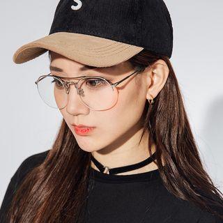 Semi-rimless Aviator Glasses