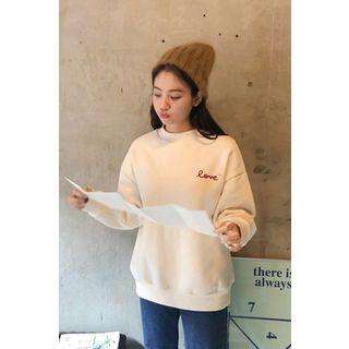 Love Letter Fleece-lined Sweatshirt