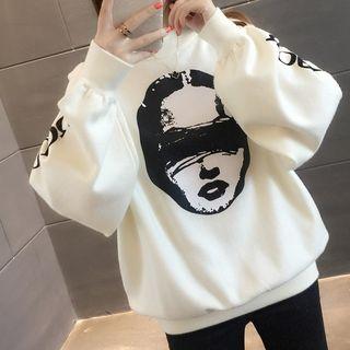 Print Lettering Sweater