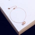 Faux Pearl Shell Anklet As Shown In Figure - One Size
