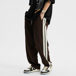 Stripe Tri Wide Leg Pants