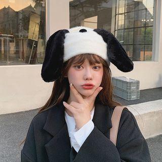 Dog Knit Trapper Hat