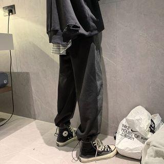 Panel Color-block Jeans
