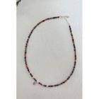 Star-pendant Beaded Necklace One Size