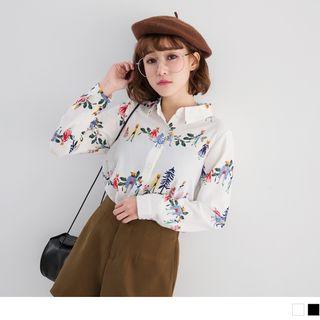Print Chffion Blouse