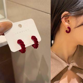 Velet Cicle Stud Earrings 1 Pair - Stud Earring - Gold - One Size