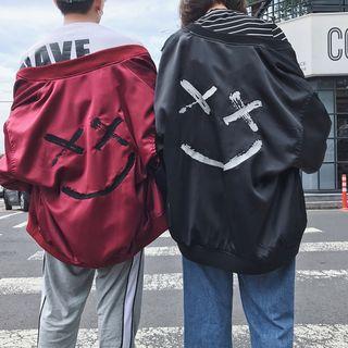 Embroidered Loose-fit Jacket