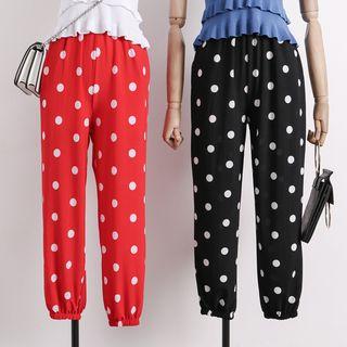 Lightweight Dotted Jogger Pants