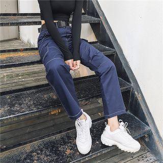 Crop Wide Leg Cargo Pants