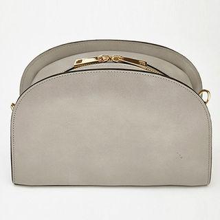 Zipped Round Clutch