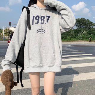 Numbers Front Pocket Hoodie
