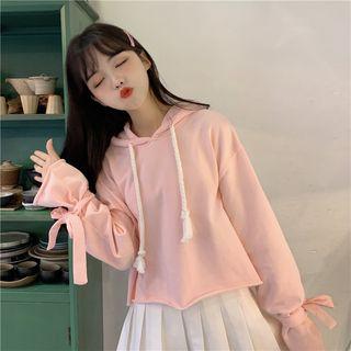 Bow Hoodie Pink - One Size