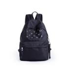 Nylon Rivets Backpack Black - One Size