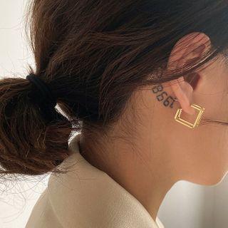 Geometric Layered Earring