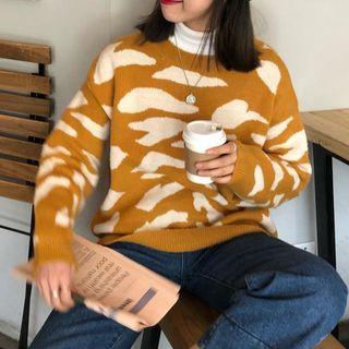 Pattern Sweater Yellow - One Size