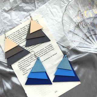 Triangle Drop Earring / Ear Clip