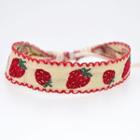 Strawberry Braided Bracelet As Shown In Figure - One Size