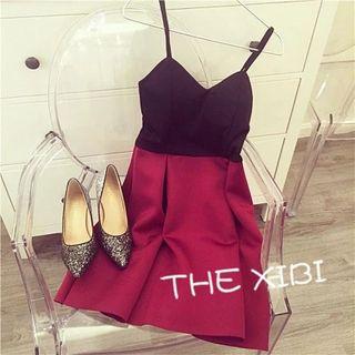 Strappy Pleated Dress