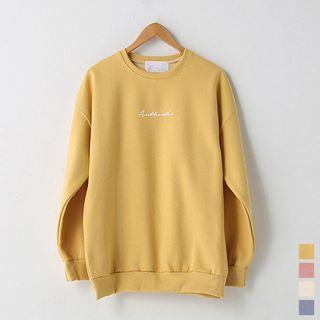Authentic Letter Print Sweatshirt