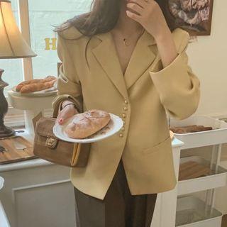Long Sleeve V Neck Plain Cardigan