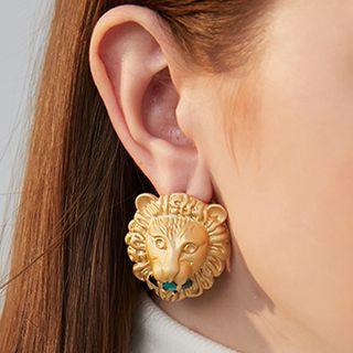 Alloy Lion Earring