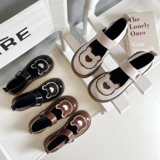Bear Applique Mary Jane Shoes