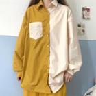 Oversize Lantern-sleeve Shirt