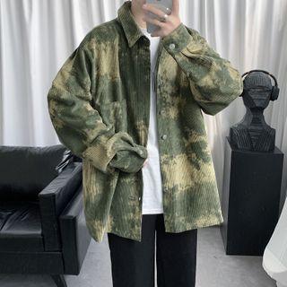 Tie-dyed Corduroy Shirt