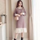 Houndstooth Sweater Dress